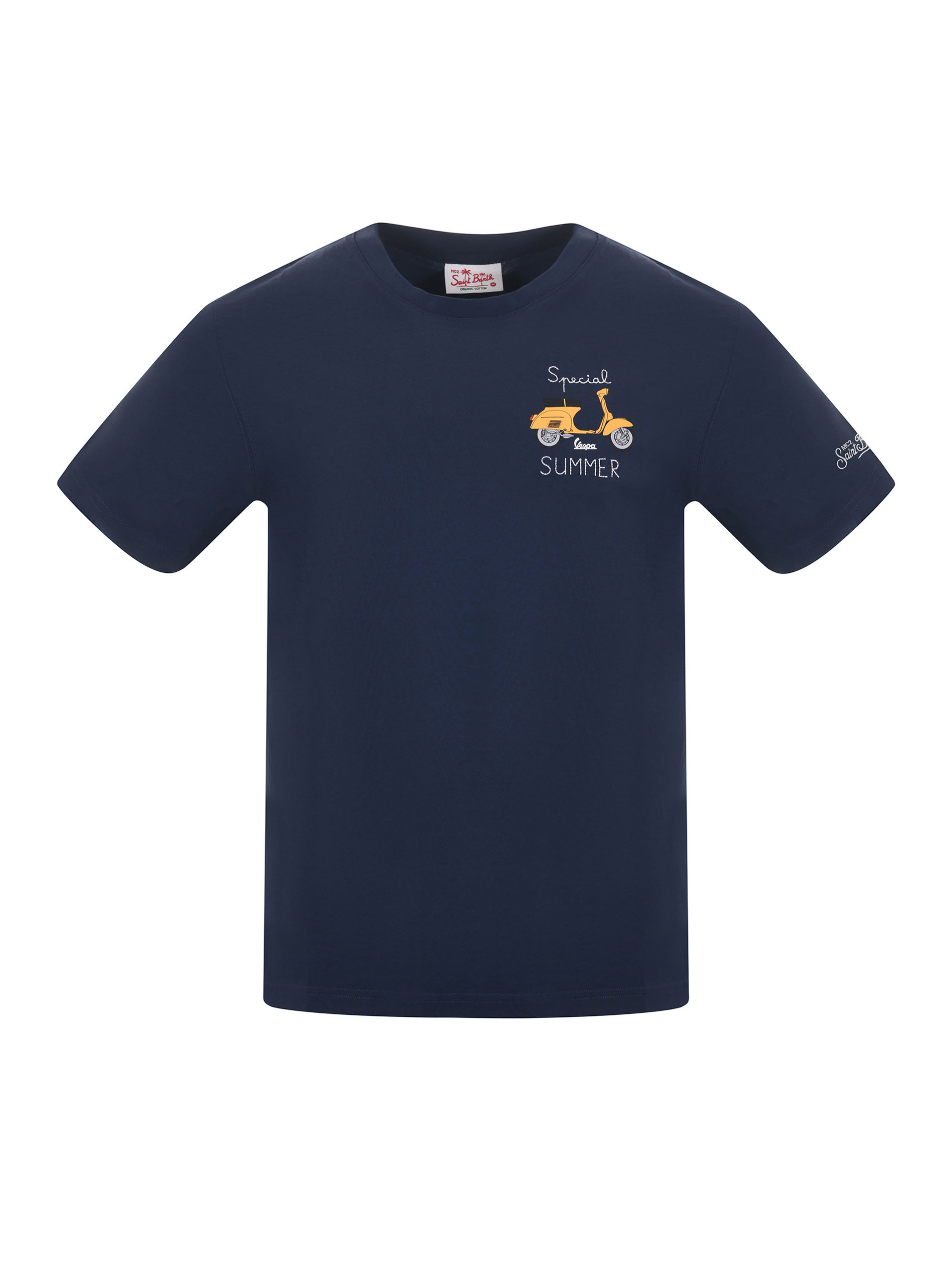 Tシャツ・カットソー MC2 Saint Barth SS25 (TSHM001 02610H61EMB) MC2 SAINT BARTH | MC2 SAINT BARTH T-SHIRT WITH PRINT